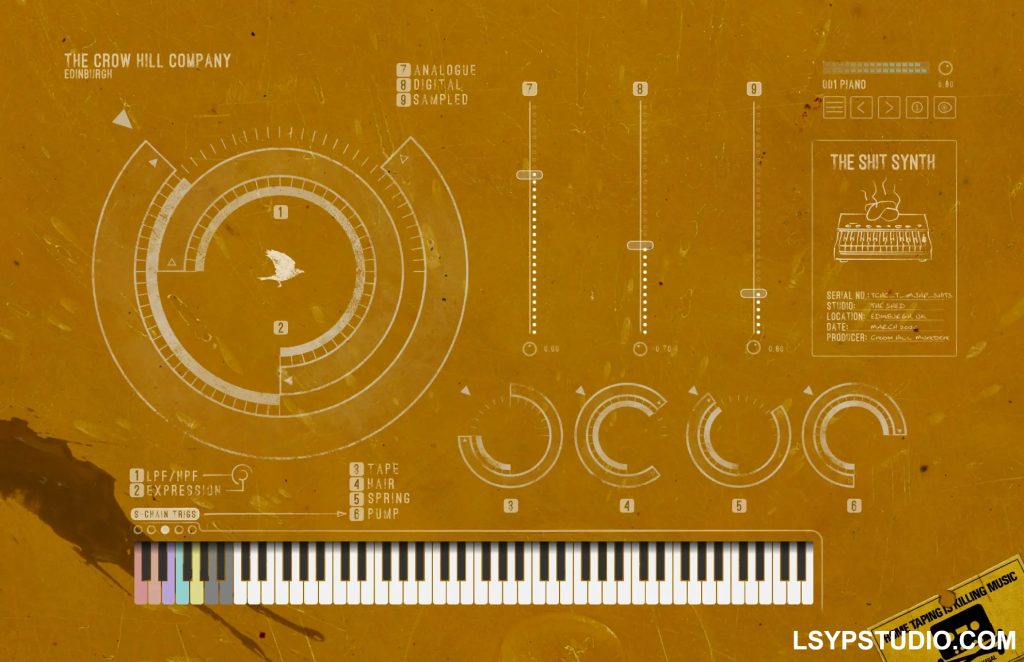 图片[1]-波形和采样弯曲乐器The Crow Hill Company Origins The Shit Synth v1.0.2 [WiN]-乐声音频-资源网