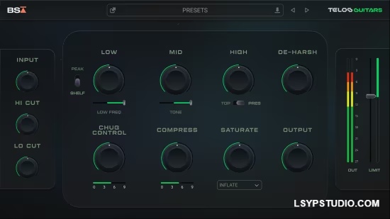 吉他混音设计的综合型效果插件Black Salt Audio Telos Guitars v1.1.9 U2B MacOS-乐声音频-资源网