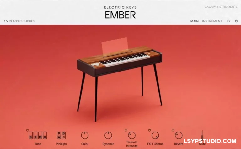 古典电吉他般锐利强劲的节奏Native Instruments – Electric Keys Ember v1.0.1-乐声音频-资源网