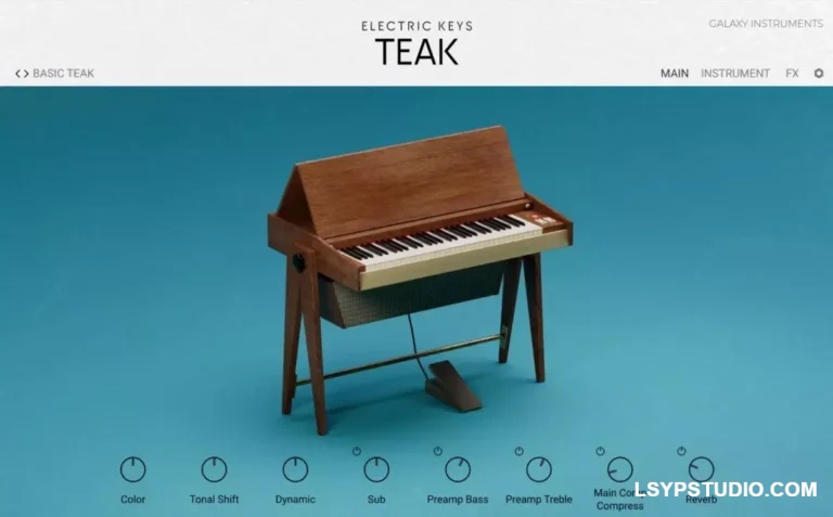 电子琴Native Instruments – Electric Keys Teak v1.0.1-乐声音频-资源网