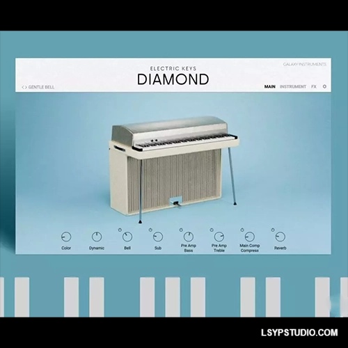珍贵电子钢琴模拟Native Instruments – Electric Keys Diamond v1.2.1-乐声音频-资源网