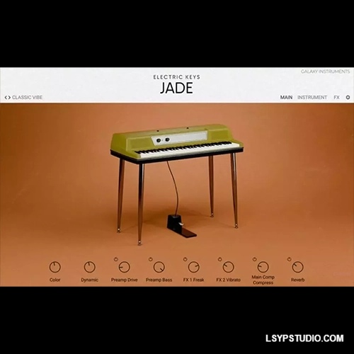 庆祝两架传奇的簧片钢琴Native Instruments – Electric Keys Jade v1.1.1-乐声音频-资源网