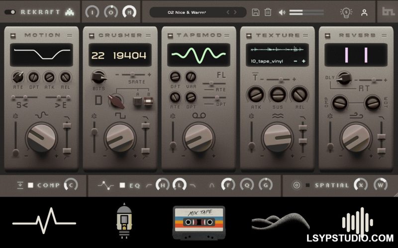 复古染色效果器插件BeatSkillz Rekraft v1.3 MacOS-乐声音频-资源网
