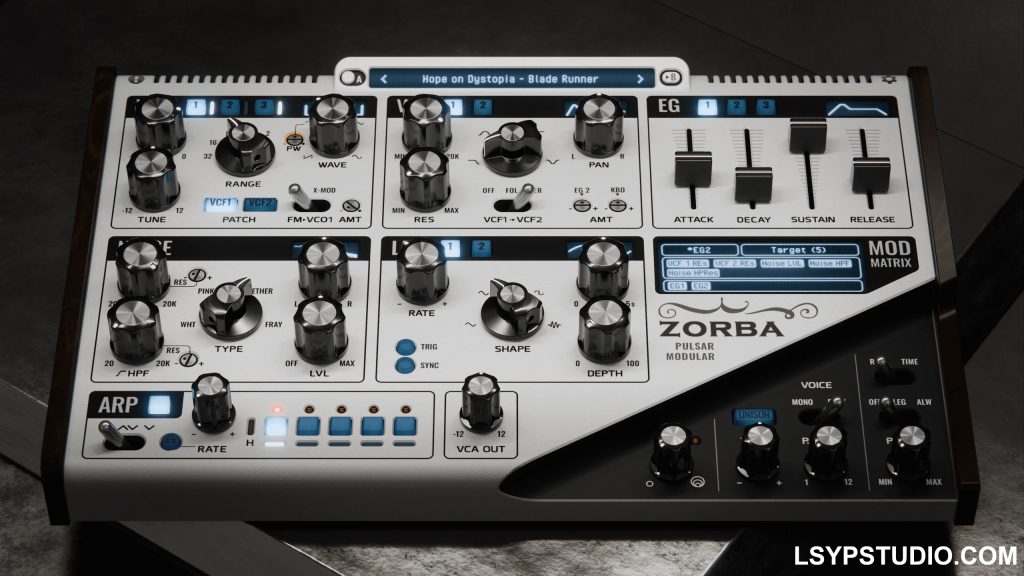 复音合成器Pulsar Modular ZORBA v1.0.0 U2B MacOS-乐声音频-资源网