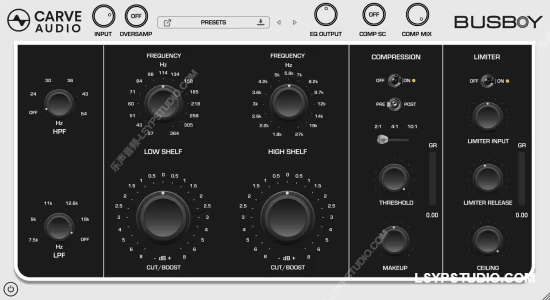 混音总线音色处理器Carve Audio Busboy 1.0.20 MacOS-乐声音频-资源网