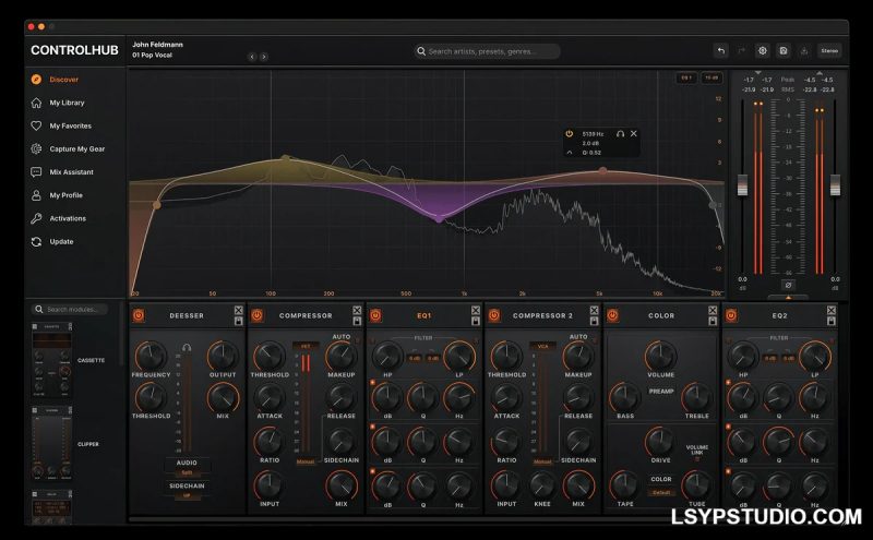 前置放大器、均衡器、压缩器STL Tones ControlHub v3.2.0.2605 [WiN]-乐声音频-资源网