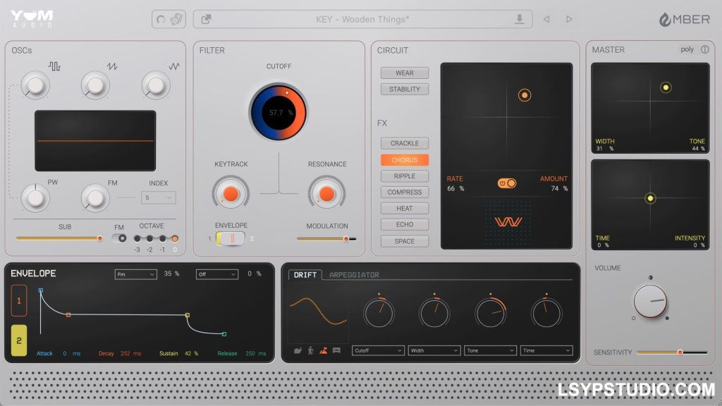 模拟合成器Yum Audio Ember v1.0.1 FIXED [MacOSX]-乐声音频-资源网