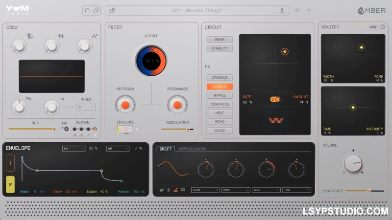 模拟合成器Yum Audio Ember v1.0.1 FIXED [MacOSX]-乐声音频-资源网