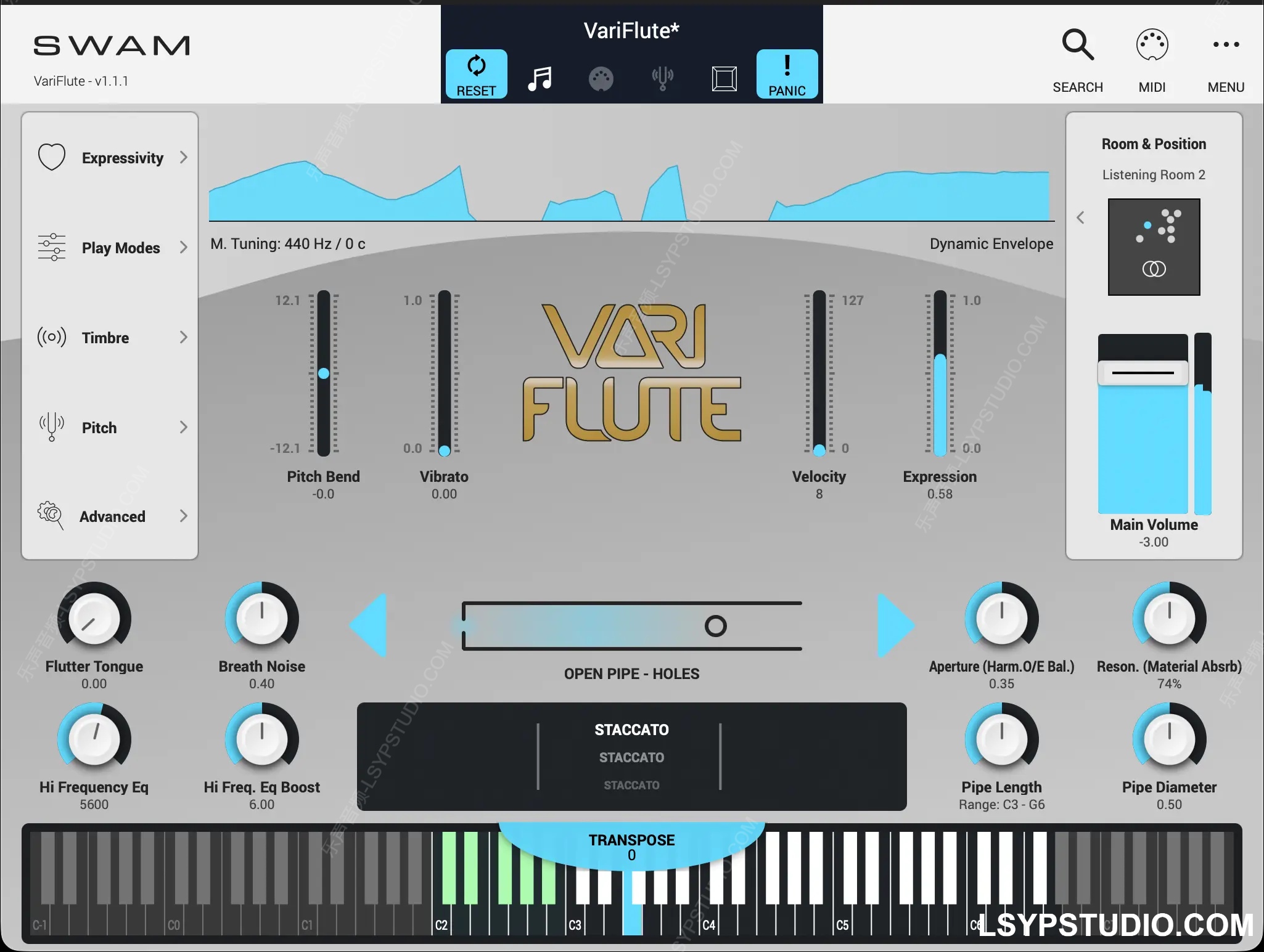 数字乐器Audio Modeling SWAM VariFlute v1.2.1 [WiN]-乐声音频-资源网