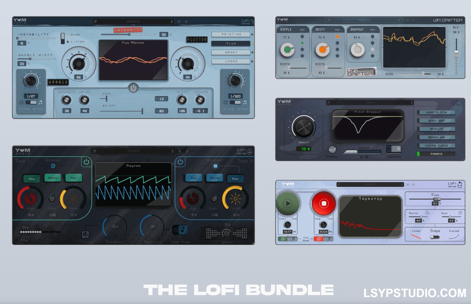 模拟魔力打造复古氛围Yum Audio LoFi Bundle 052026 FIXED [MacOSX]-乐声音频-资源网