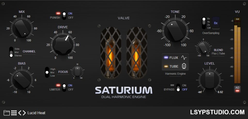 谐波饱和插件2B Played Music Saturium v1.2 [WiN]-乐声音频-资源网