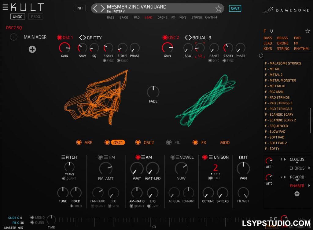合成领域的惊艳突破Dawesome Kult v1.24 [WiN]-乐声音频-资源网