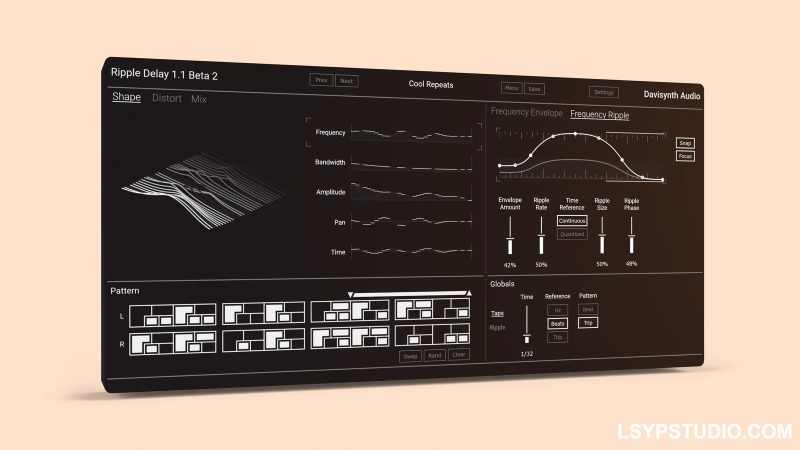 延迟插件Davisynth Audio Ripple Delay Pro v1.0.3 [WiN]-乐声音频-资源网