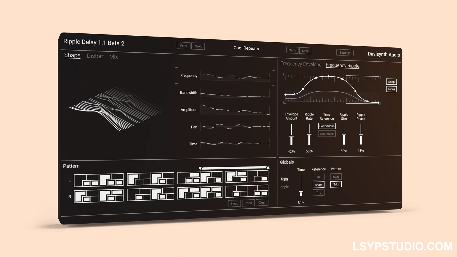 节奏延迟Davisynth Audio Ripple Delay Pro Patched [WiN]-乐声音频-资源网