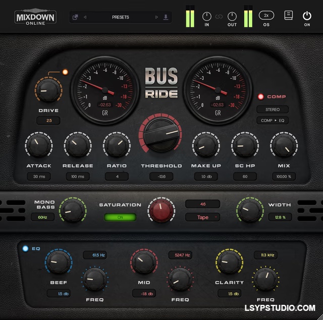 音色修饰插件Audioloom Mixdown Online Bus Ride v1.0.0 [WiN]-乐声音频-资源网
