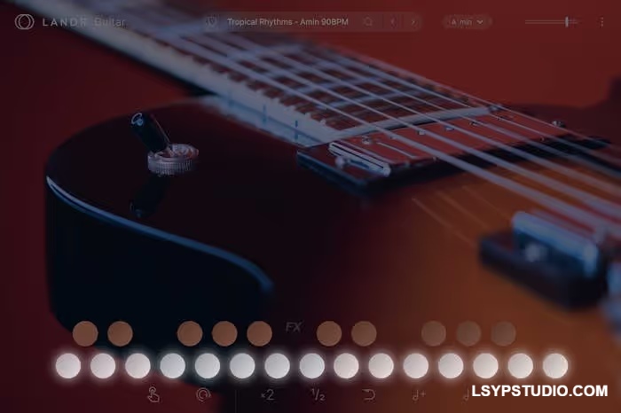 虚拟吉他插件LANDR LANDR Guitar v1.1.24 WIN-乐声音频-资源网