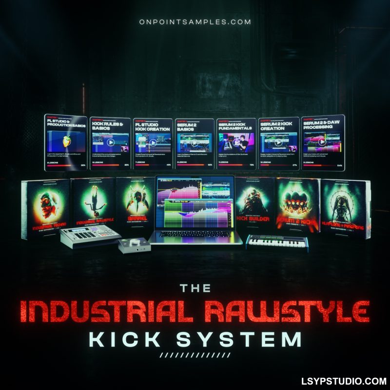 电音制作教程加采样素材库On Point Samples The Industrial Rawstyle Kick System MULTiFORMAT-FANTASTiC-乐声音频-资源网