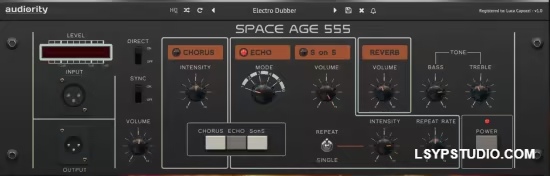 合唱与混响效果器插件Audiority Space Age 555 v1.0.3-乐声音频-资源网