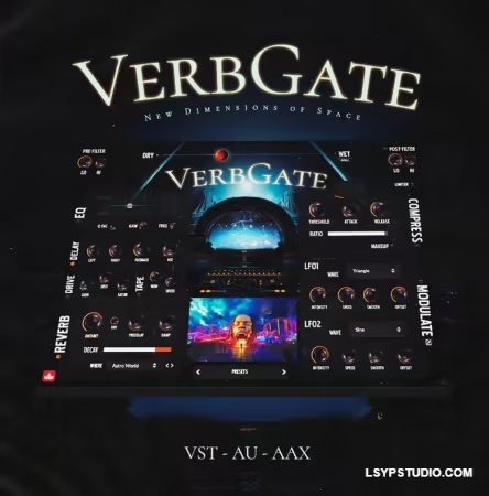 高级混响效果器插件ProducerSources VerbGate 1.2.4-乐声音频-资源网