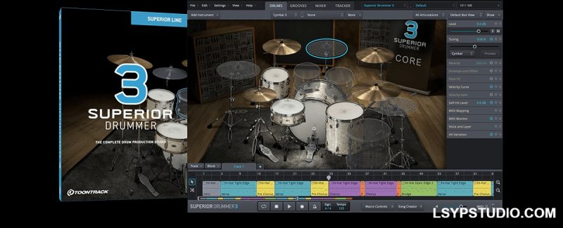 Toontrack Superior Drummer 3 v3.4.4 / v3.4.3 [WiN, MacOSX]-乐声音频-资源网