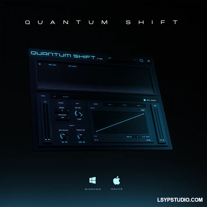 多频段延迟多效果插件sharkstunes Quantum Shift v1.0.0 [WiN]-乐声音频-资源网