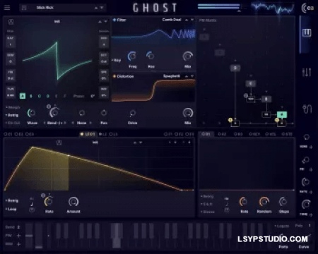 强大的FM合成功能Exacoustics GHOST v1.1.15 [WiN]-乐声音频-资源网