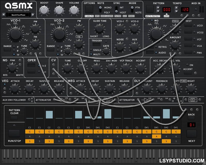 复音半模块化虚拟模拟合成器Audio Realism ASM1x v1.6.0.1 [WiN]-乐声音频-资源网