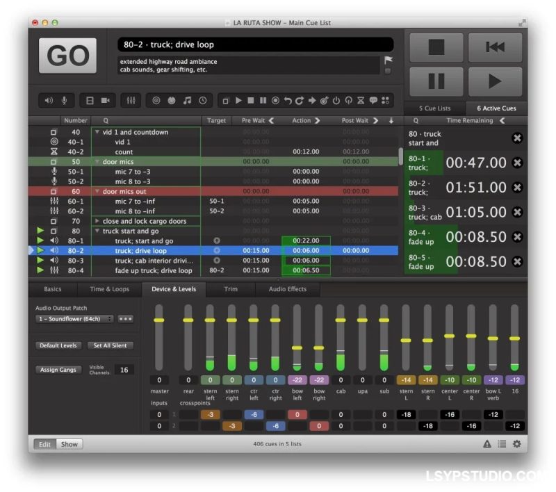 显示控制器QLab Pro 5.6.1 MacOSX-乐声音频-资源网