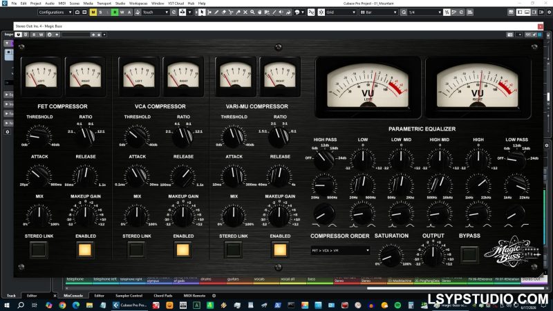 三个压缩器，一条链，顺序由您掌控M Media Audio Magic Buss v1.0.0 [WiN]-乐声音频-资源网