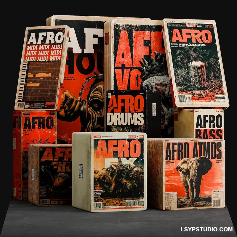 巨量非洲浩室全套制作素材库Loopsy Afro House Production Suite WAV MiDi XFER RECORDS SERUM-FANTASTiC-乐声音频-资源网