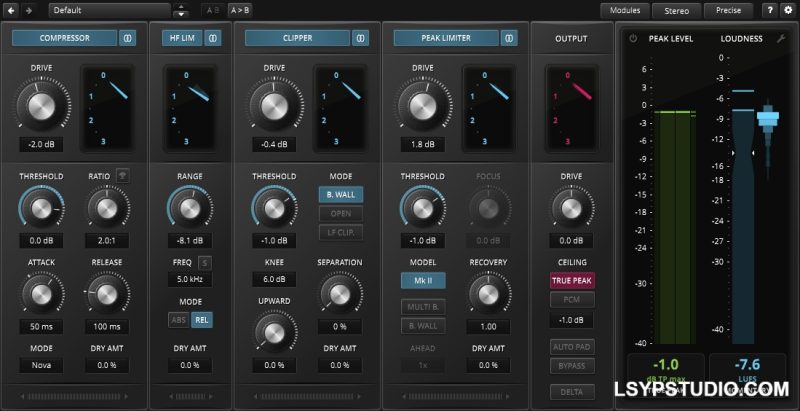 现代化的动态压缩和限制工具包Tokyo Dawn Records TDR Limiter 6 GE v.2.0.0 U2B [MacOSX]-乐声音频-资源网