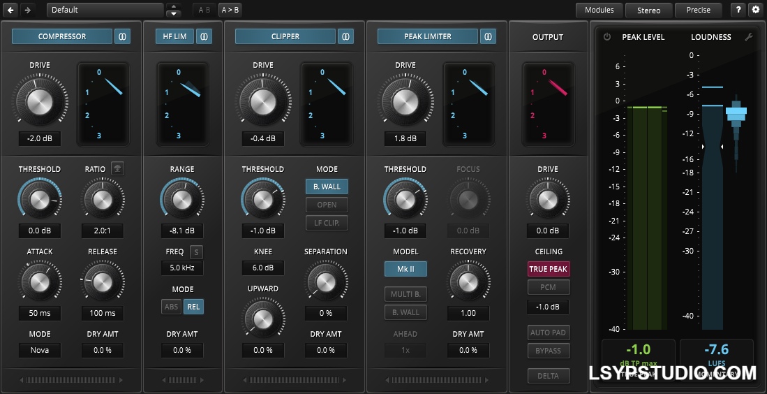现代化的动态压缩和限制工具包Tokyo Dawn Records TDR Limiter 6 GE v.2.0.0 U2B [MacOSX]-乐声音频-资源网