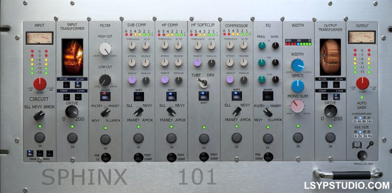 主总线处理器Analog Realism Sphinx 101 v1.1.1 [WiN]-乐声音频-资源网