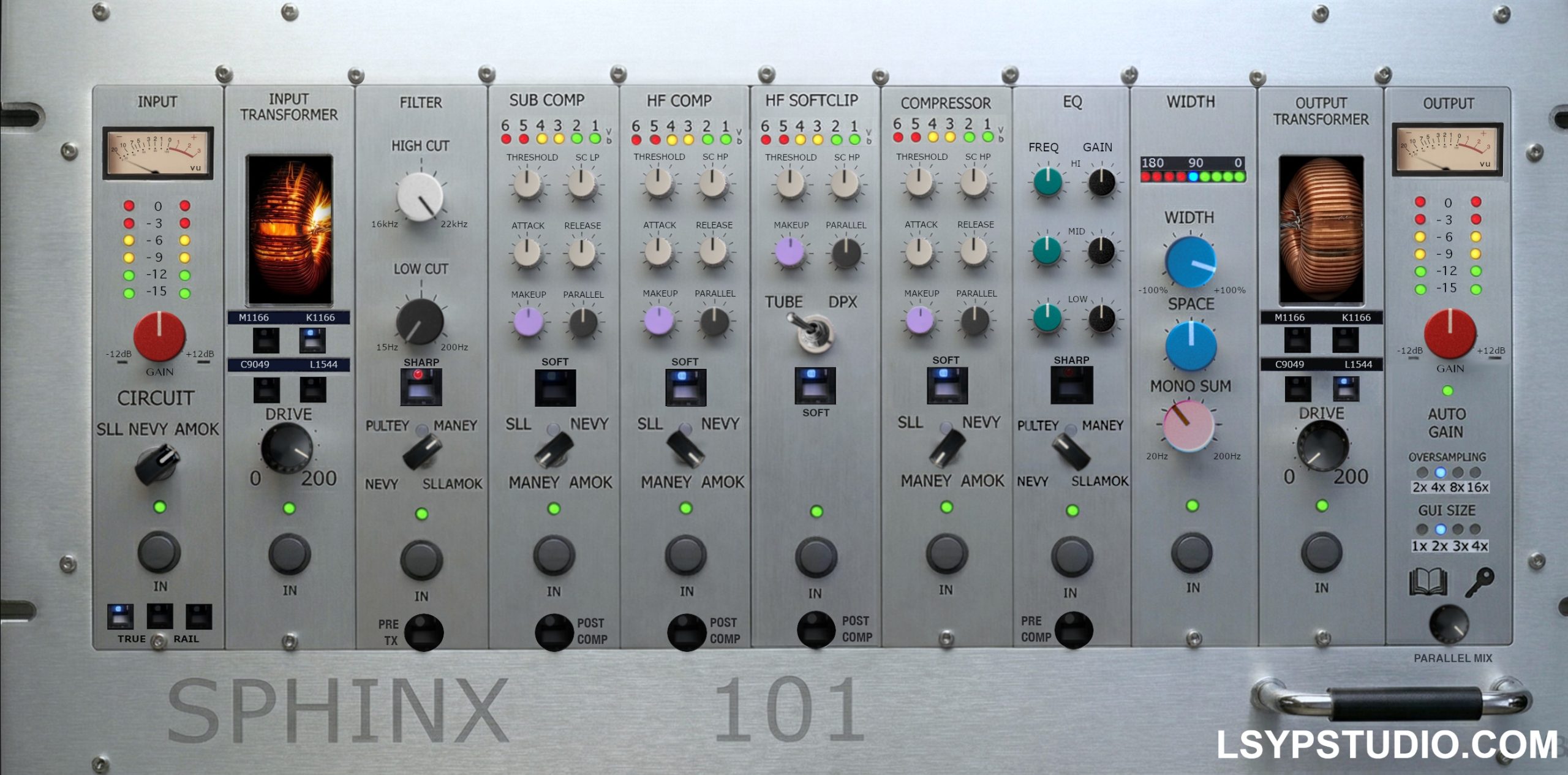 主总线处理器Analog Realism Sphinx 101 v1.1.1 [WiN]-乐声音频-资源网