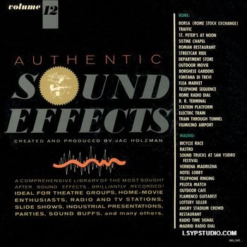 音效合辑Authentic Sound Effects Vol.12 [FLAC]-乐声音频-资源网