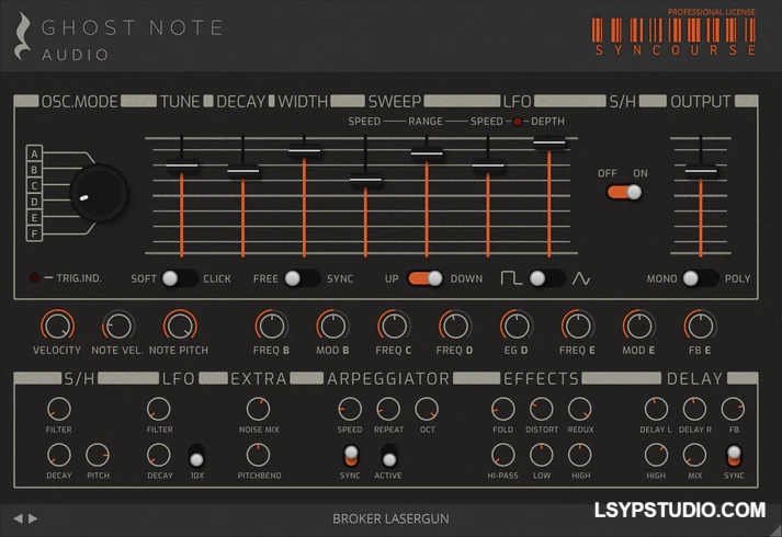 模拟合成器Ghost Note Audio Syncourse v1.2.6 [WiN, MacOSX]-乐声音频-资源网
