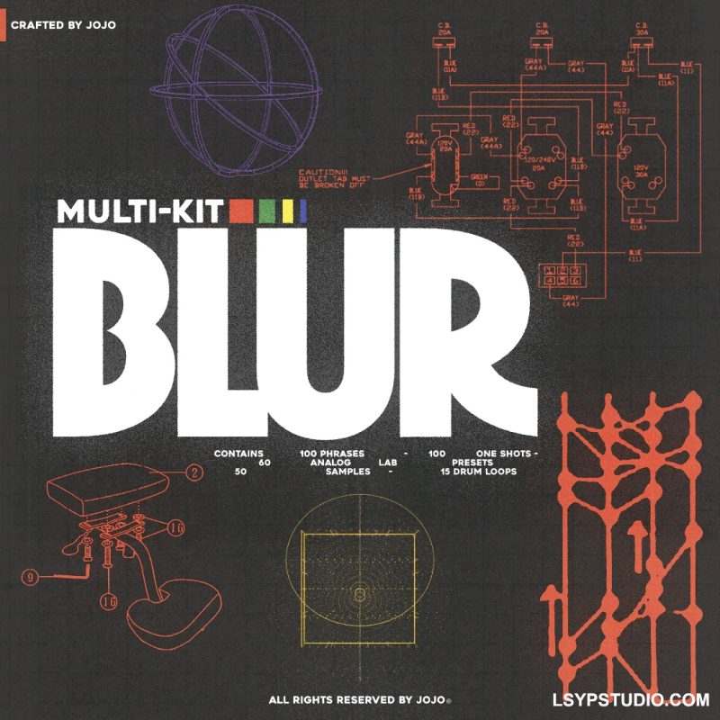 主打复古、外表与变形纹理HolySounds Blur Multi-Kit WAV Analog Lab Bank-FANTASTiC-乐声音频-资源网