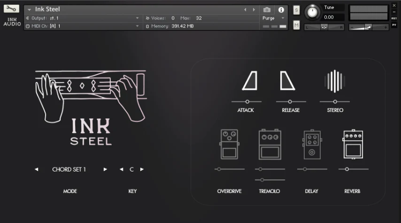 零重力乡村音乐Ink Audio Ink Steel [KONTAKT]-乐声音频-资源网