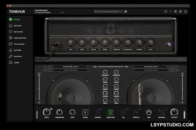 吉他和贝斯音色STL Tones ToneHub v2.8.2.2607 [WiN]-乐声音频-资源网