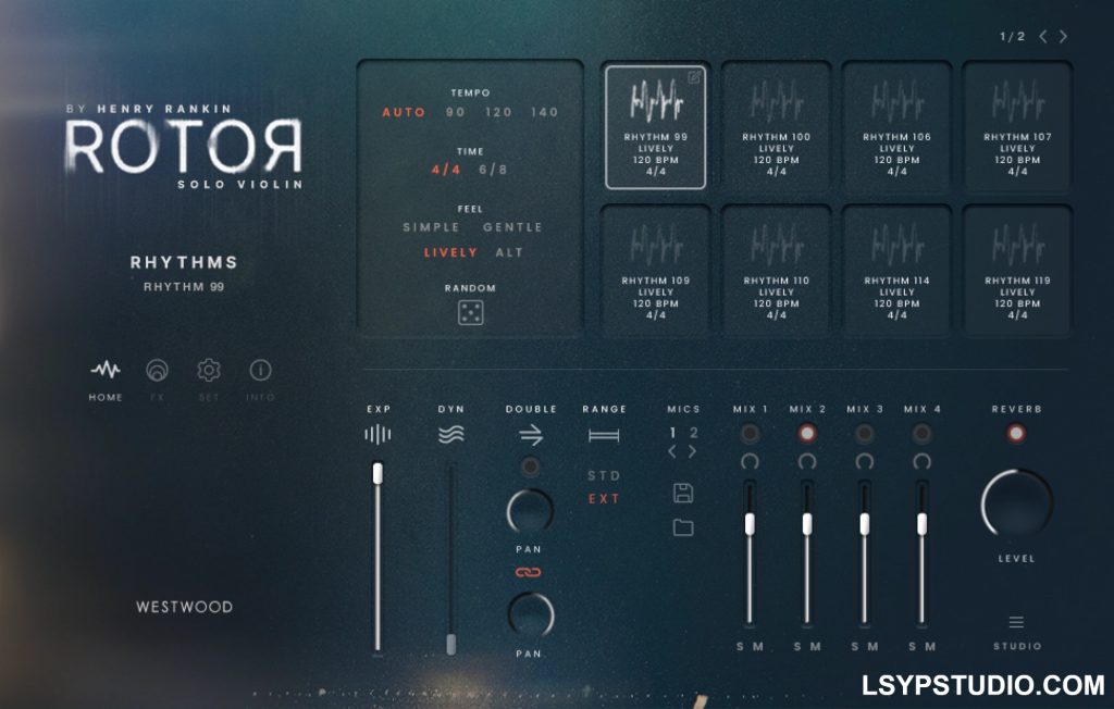 独奏小提琴音色库Westwood Instruments ROTOR – Solo Violin KONTAKT-乐声音频-资源网