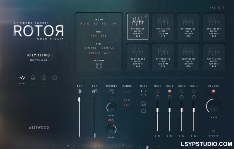 独奏小提琴音色库Westwood Instruments ROTOR – Solo Violin KONTAKT-乐声音频-资源网