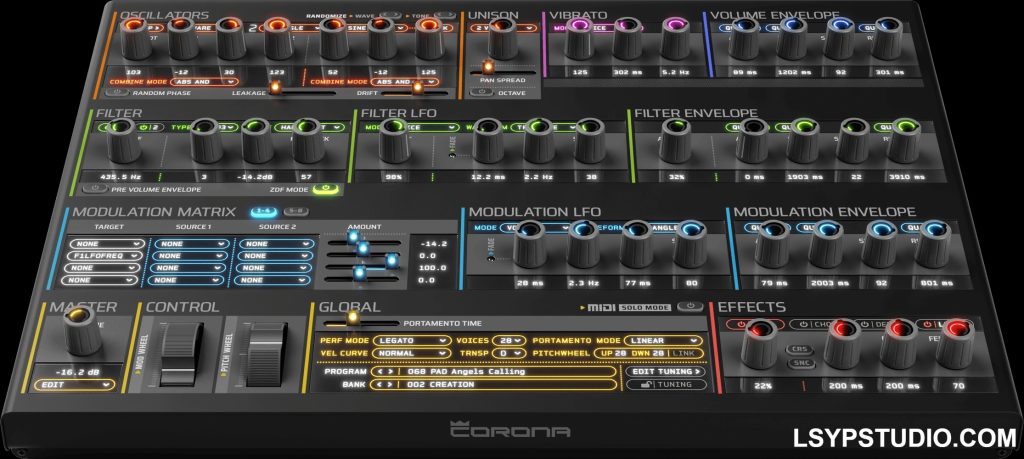 discoDSP Corona v6.8.0 U2B [MacOSX]-乐声音频-资源网
