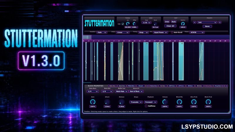 动态多重效果器No Type No Tag Beats Stuttermation v1.3.0 [WiN]-乐声音频-资源网
