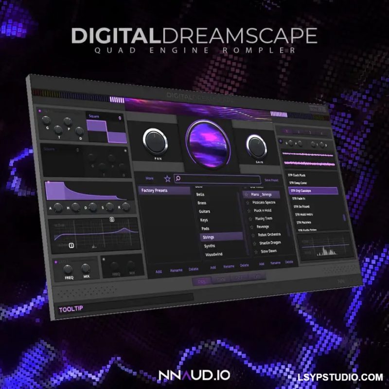 四引擎 ROM 音源NNAudio Digital Dreamscape VST [WiN, MacOSX]-乐声音频-资源网