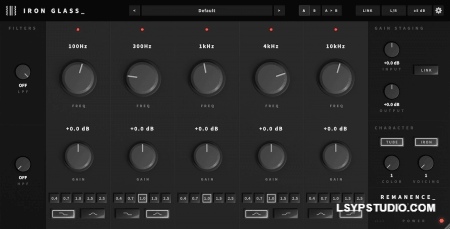 混音和母带处理的五段均衡器Remanence Audio Iron Glass v1.1.6 [MacOSX]-乐声音频-资源网