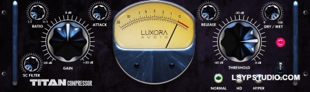 硬件压缩器Luxora Audio Titan Tube Compressor v2.0.0 [WiN]-乐声音频-资源网