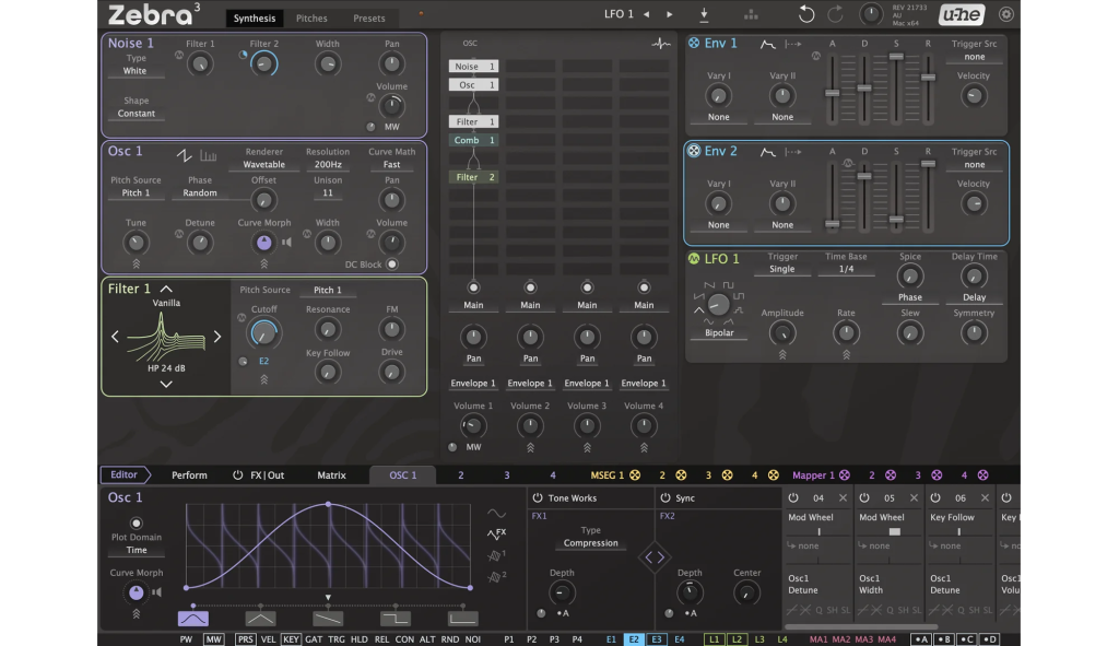 Heckmann Audio u-he Zebra3 v3.0.2.22175 [WiN, MacOSX]-乐声音频-资源网