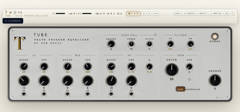 两种程序均衡器合二为一RTM Audio TxB EQ v2.0.26 U2B [MacOSX]-乐声音频-资源网