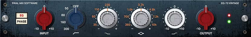经典外观，绝佳音质。EQ-73 VINTAGE 均衡器Final Mix Software EQ-73 VINTAGE III v1.0.0 [WiN, MacOSX]-乐声音频-资源网