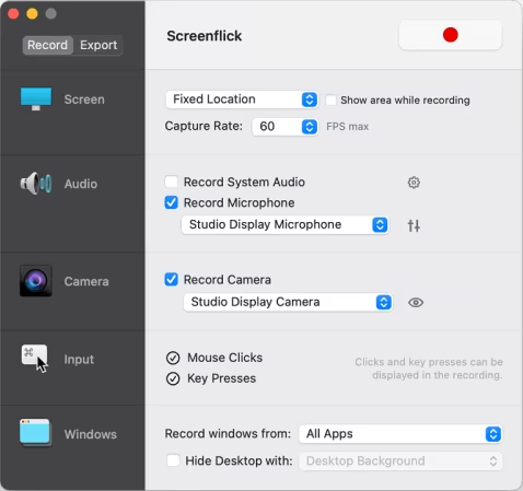 专为 macOS 设计的高性能屏幕录像软件Screenflick 3.3.3 MacOS-乐声音频-资源网